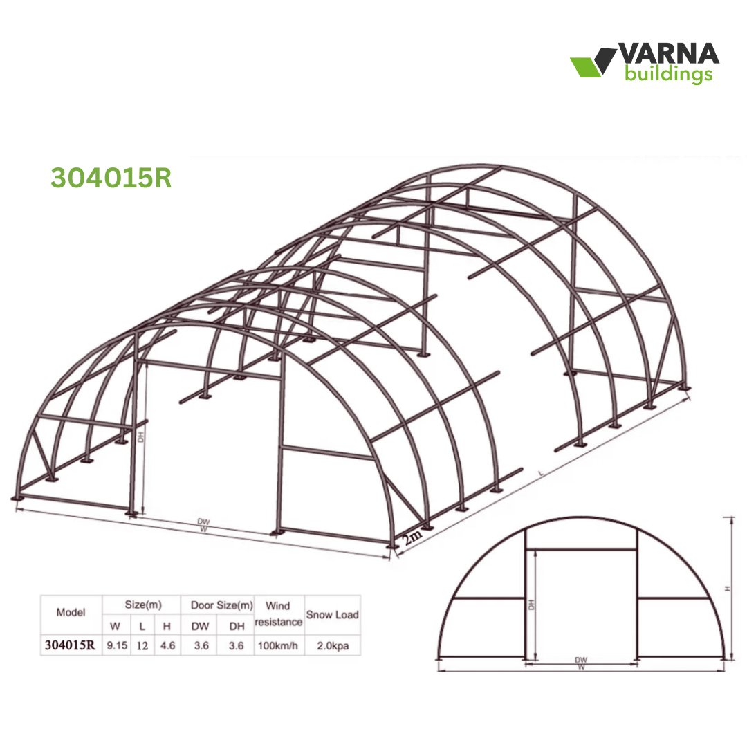 Large 30x40x15 Single-Trussed Storage Tent: Reliable Storage Solution